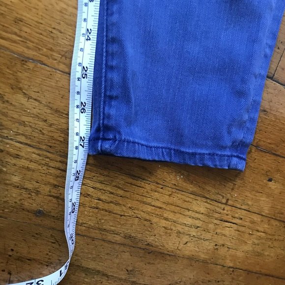 AG Adriano Goldschmied Blue Stevie Ankle Slim 29R - Picture 10 of 12